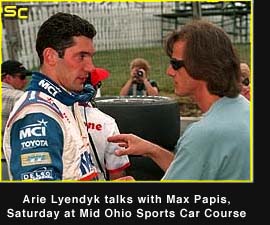 Arie chats with Max Papis