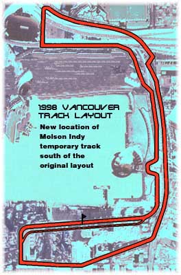 1998 Molson Indy Vancouver Track Layout