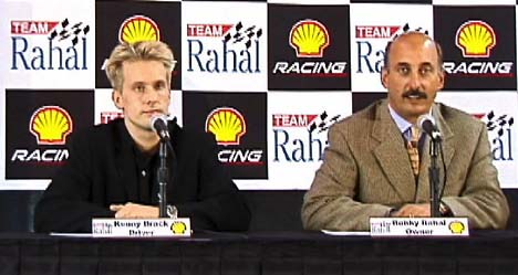 Brack and Rahal at the Announcement