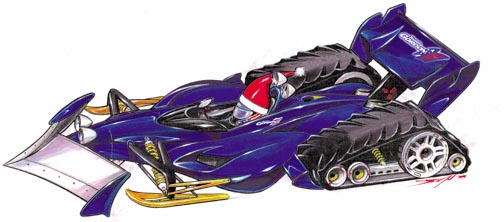 Plowing his way to the front