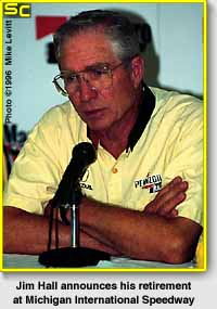 Hall at press conference