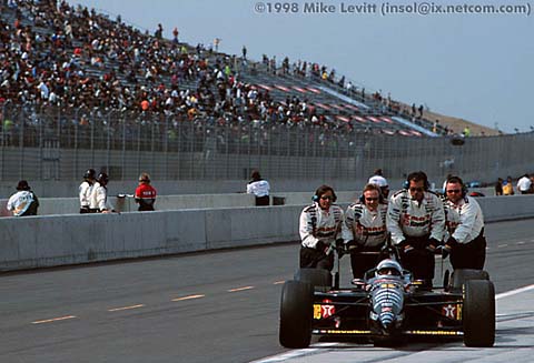 Andretti out of fuel