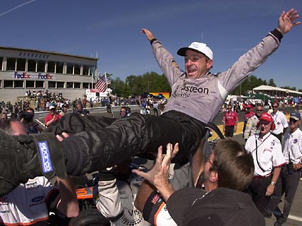 on top of the points