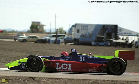 Kanaan at the wheel