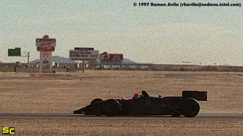 Tracy in '97 car