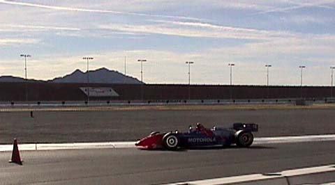 Motorola Exec in a champ car