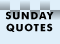 Sunday Quotes